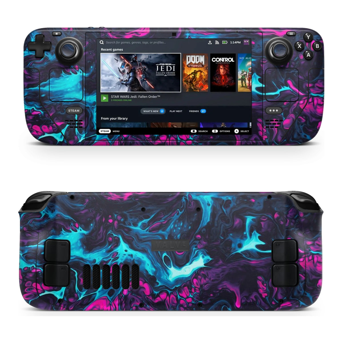 Comic Inferno Steam Deck skin by Decalz