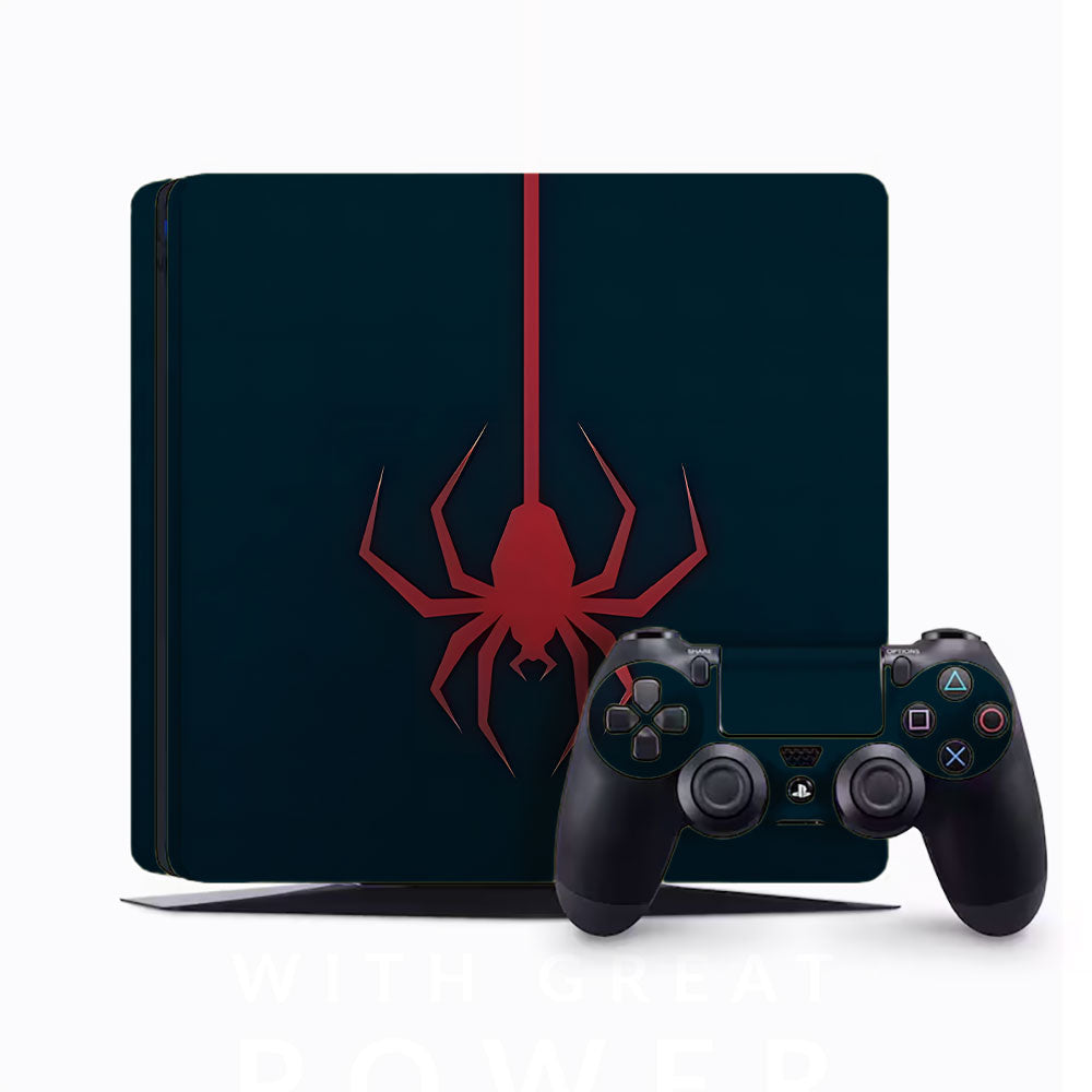 Crimson Thread PlayStation 4 Slim Skins & Wraps