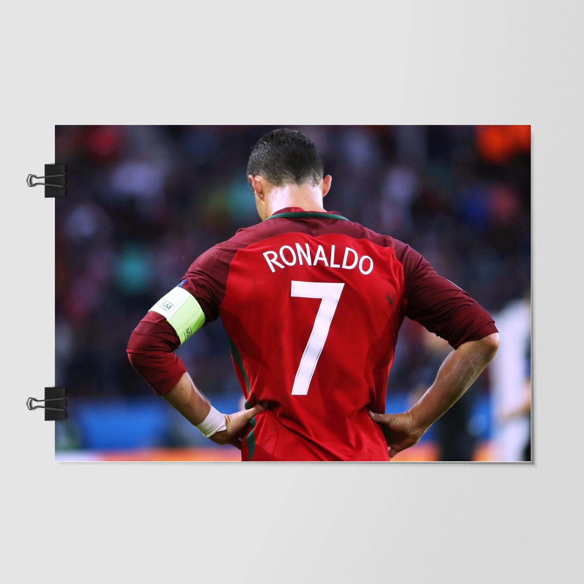 Cristiano Ronaldo Black Dynamic Angle by Decalz