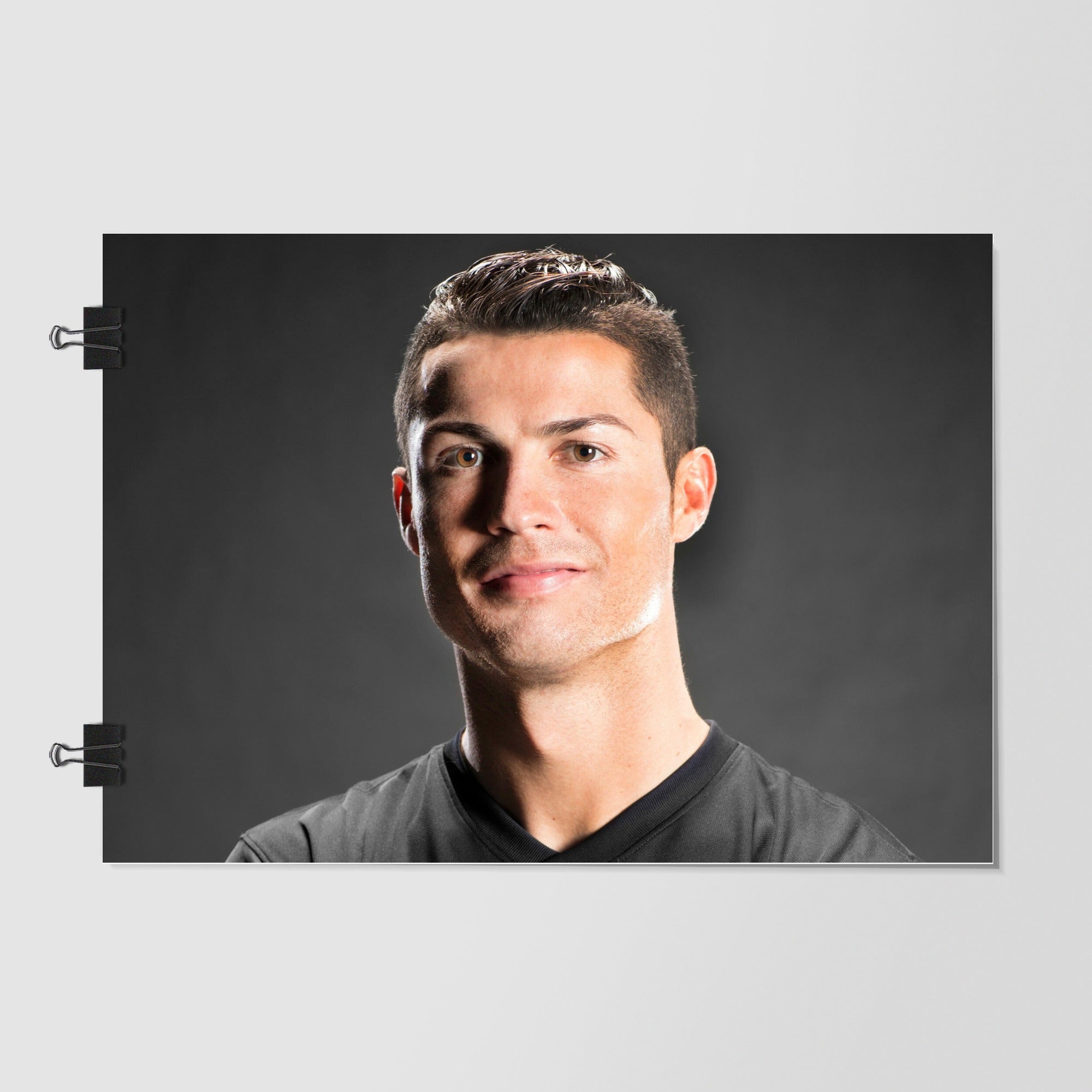 Cristiano Ronaldo Black Studio Shot by Decalz