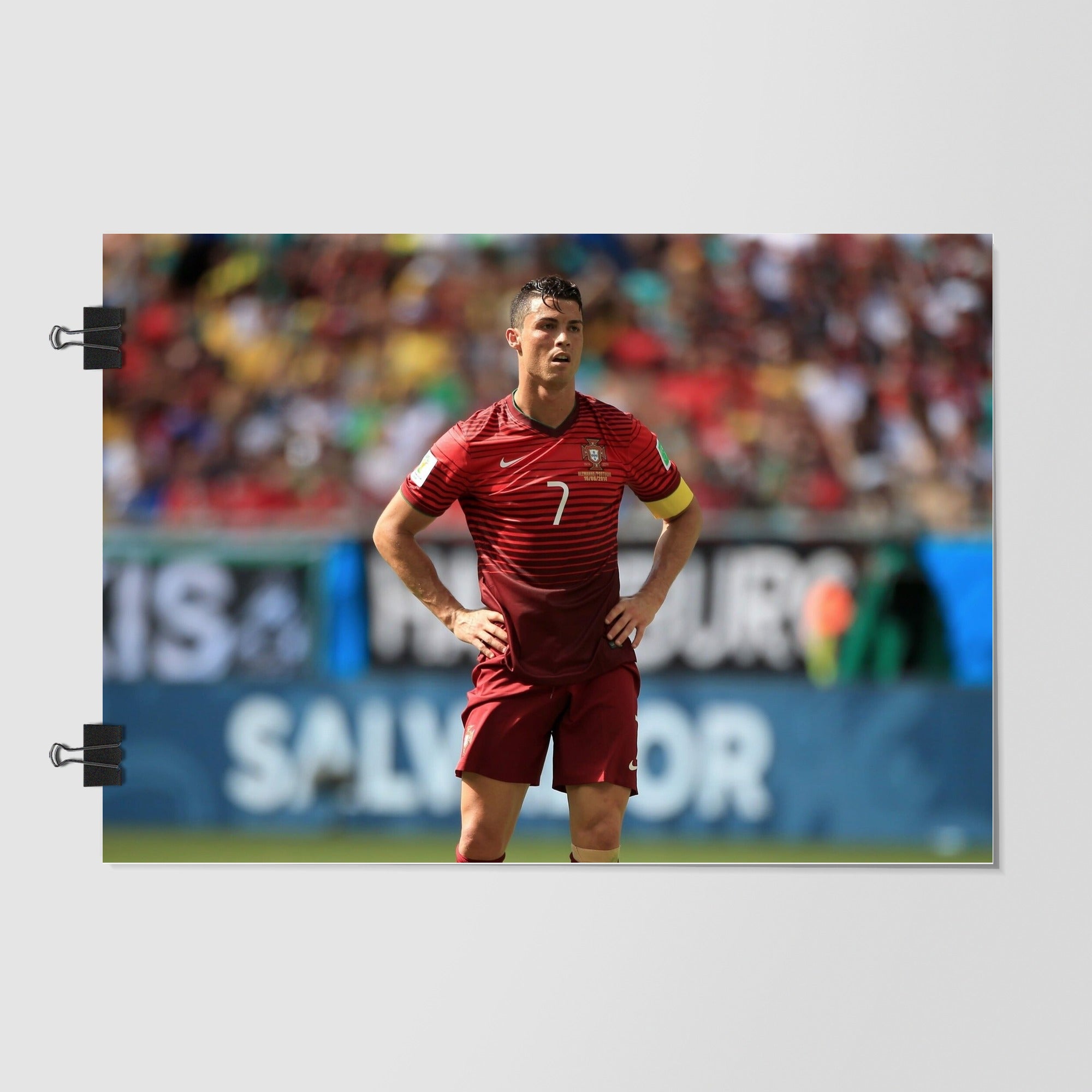 Cristiano Ronaldo Blue by Decalz