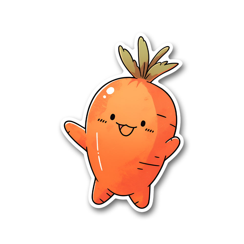 Cute Fat Carrot Sticker