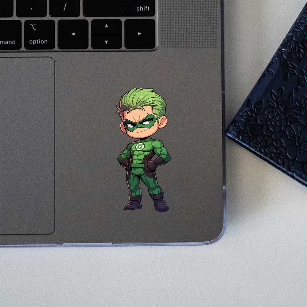 Cute Green Lantern Marvel Sticker