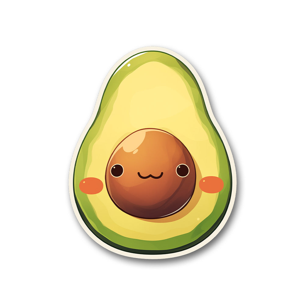 Cute Kawaii Avocado Sticker