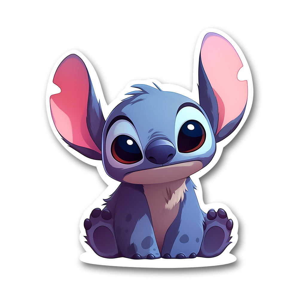 Cute Stitch Sitting Sticker