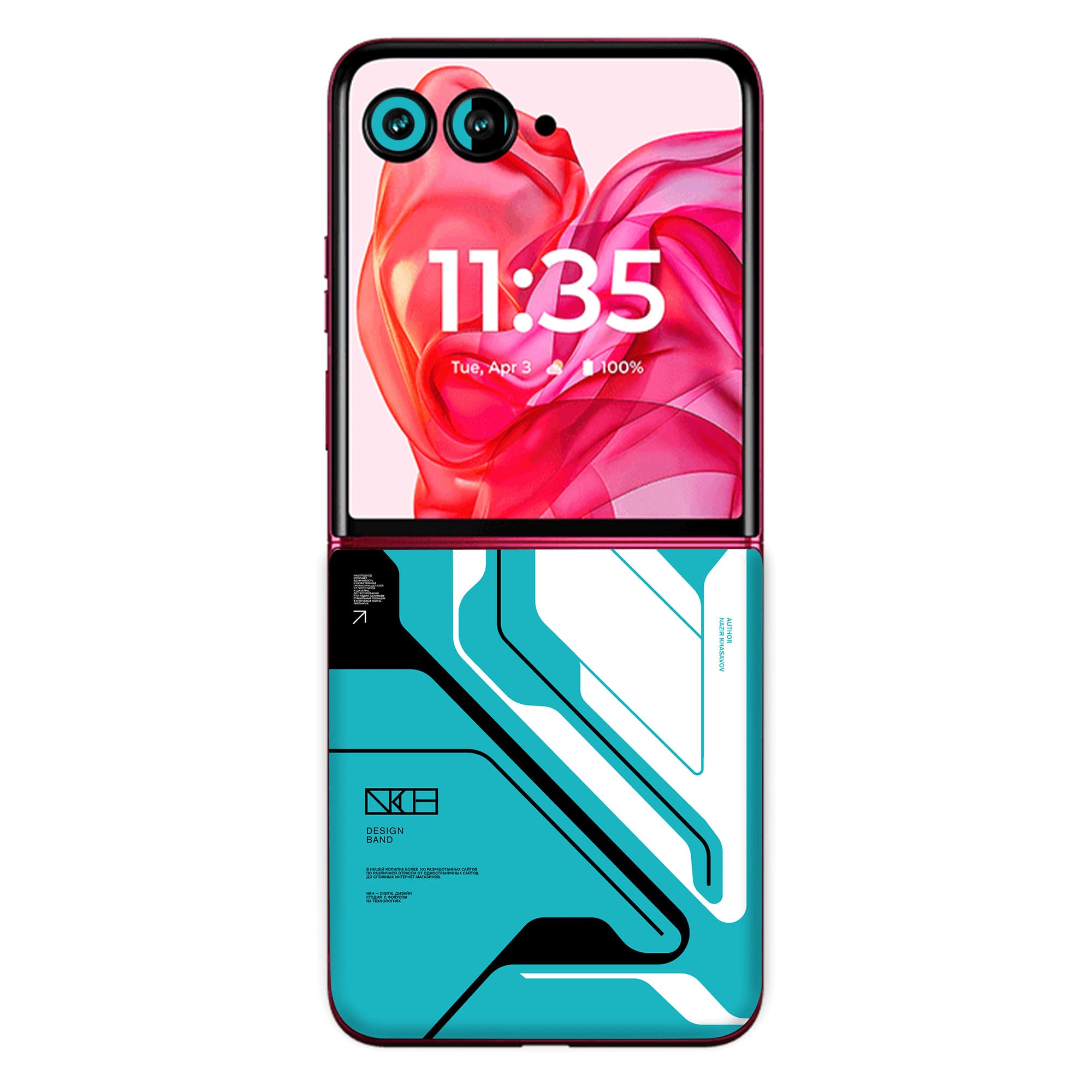 Moto Razr 50 Ultra (5G) Skins & Wraps (Only Back No Edge to Edge)