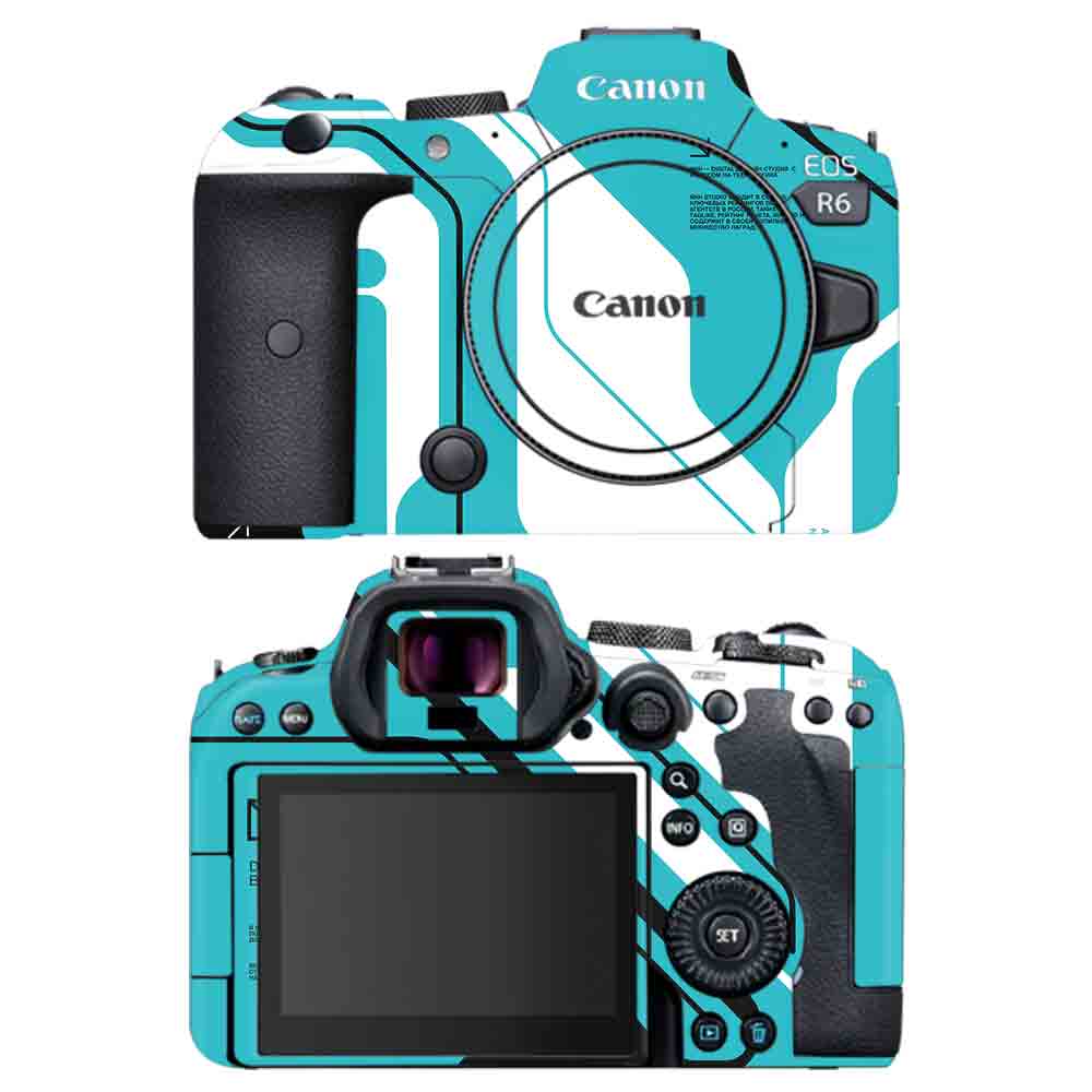 Cyber Blue - Canon Camera Skins