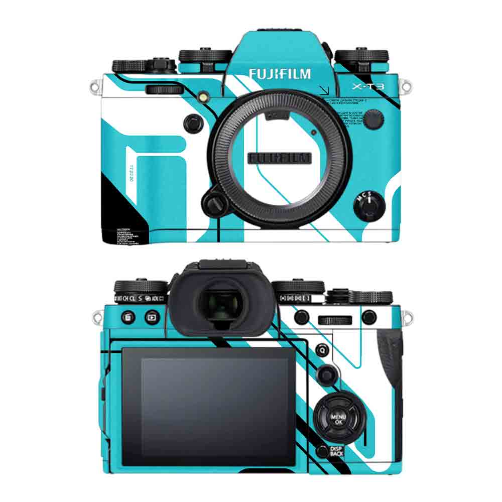 Cyber Blue - Fujifilm Camera Skins