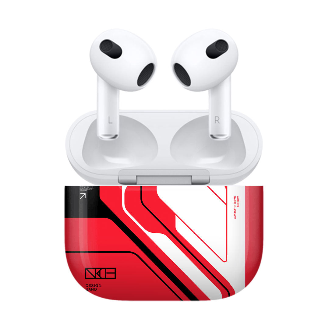 Airpods 3 Cyber Red skins