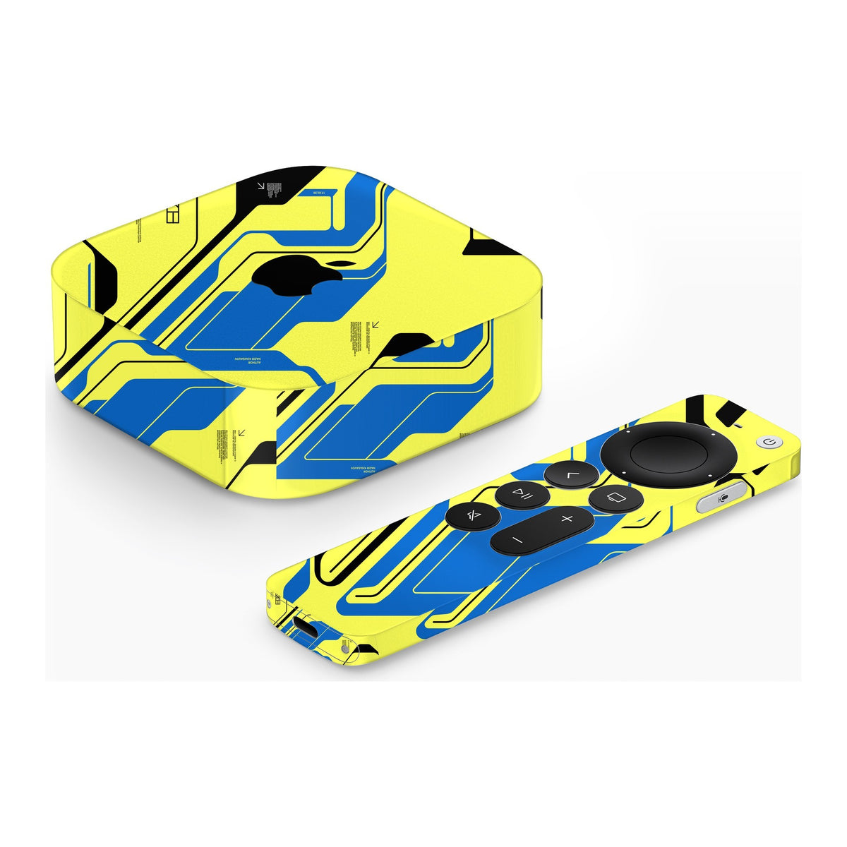 Cyber Yellow Apple TV 4K (2022) skin by Decalz