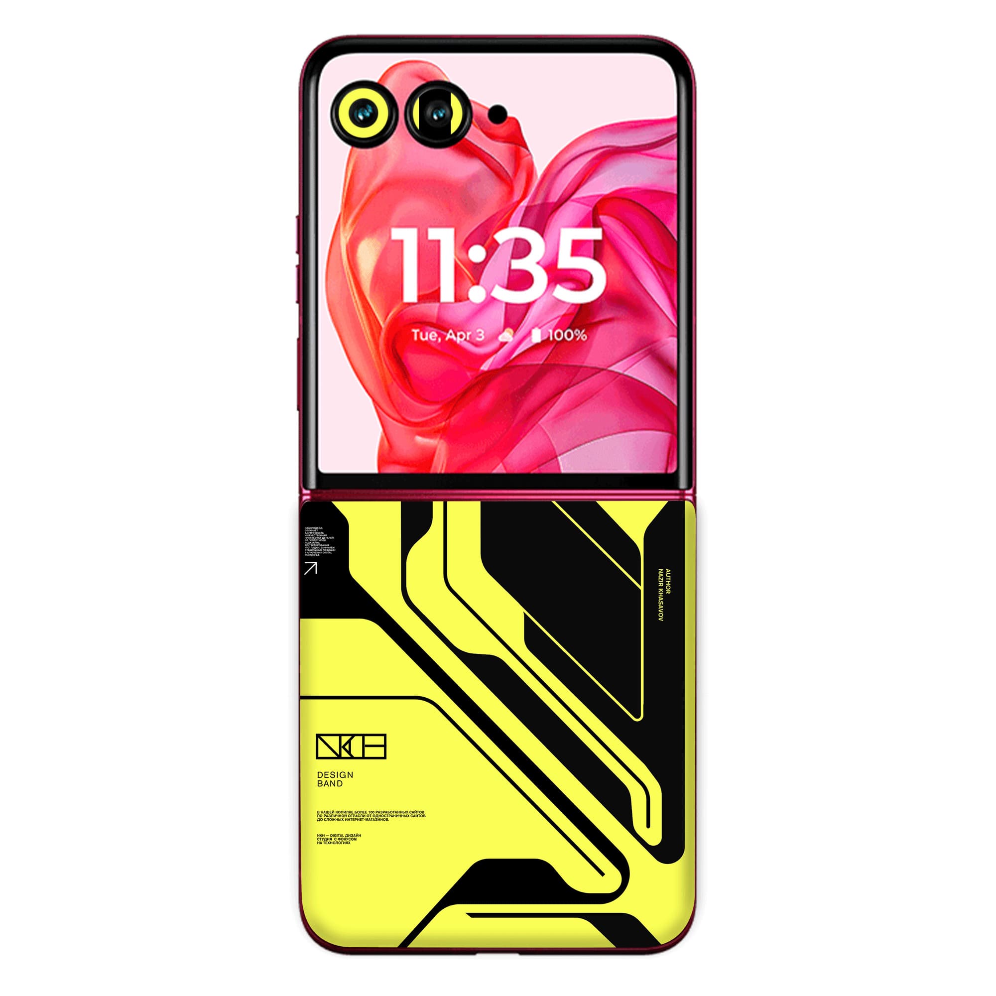 Moto Razr 50 Ultra (5G) Skins & Wraps (Only Back No Edge to Edge)