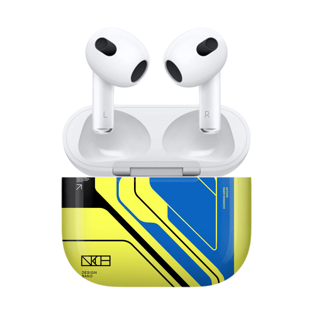 Airpods 3 Cyber Yellow skins