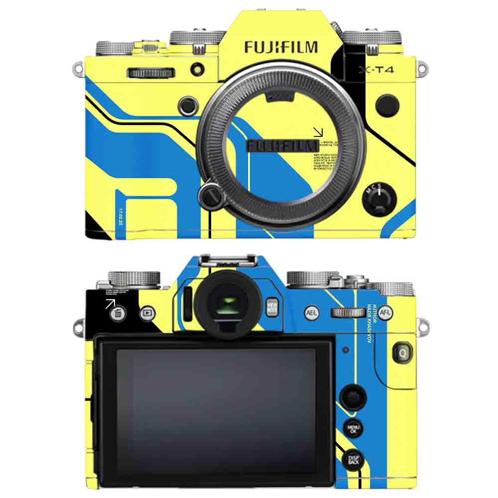 Cyber Yellow - Fujifilm Camera Skins