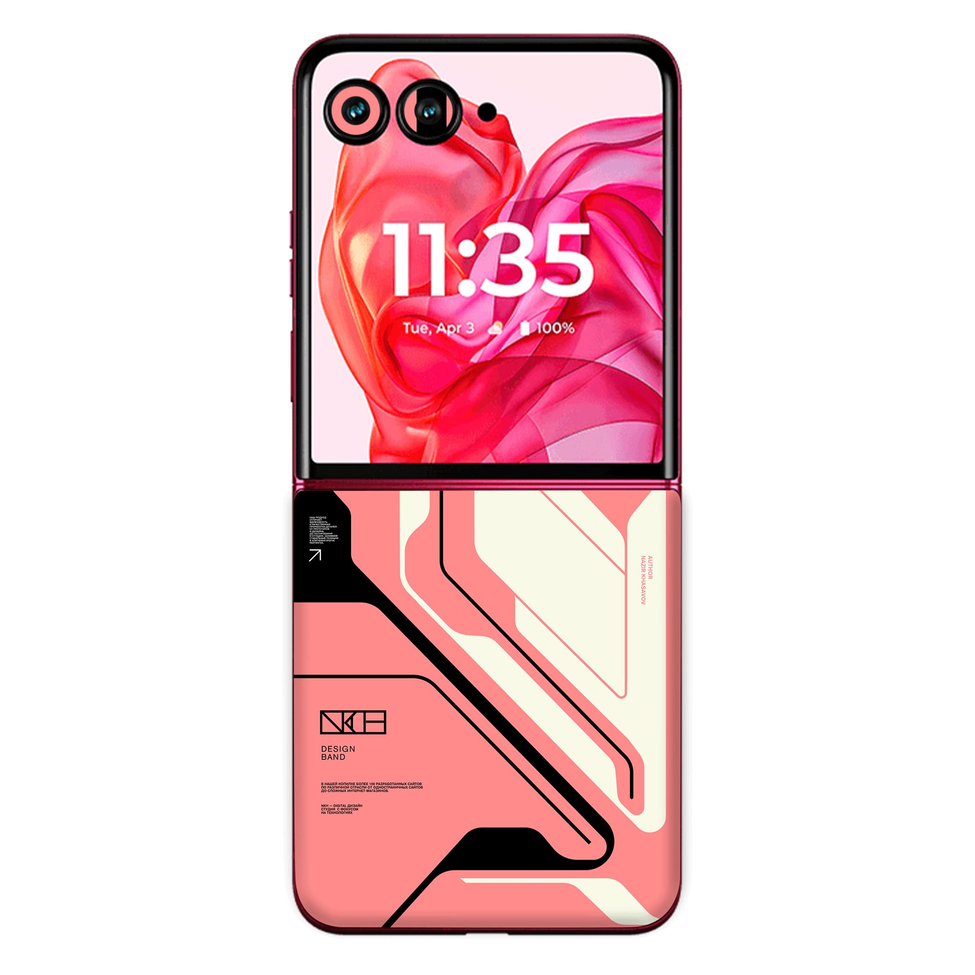 Moto Razr 50 Ultra (5G) Skins & Wraps (Only Back No Edge to Edge)