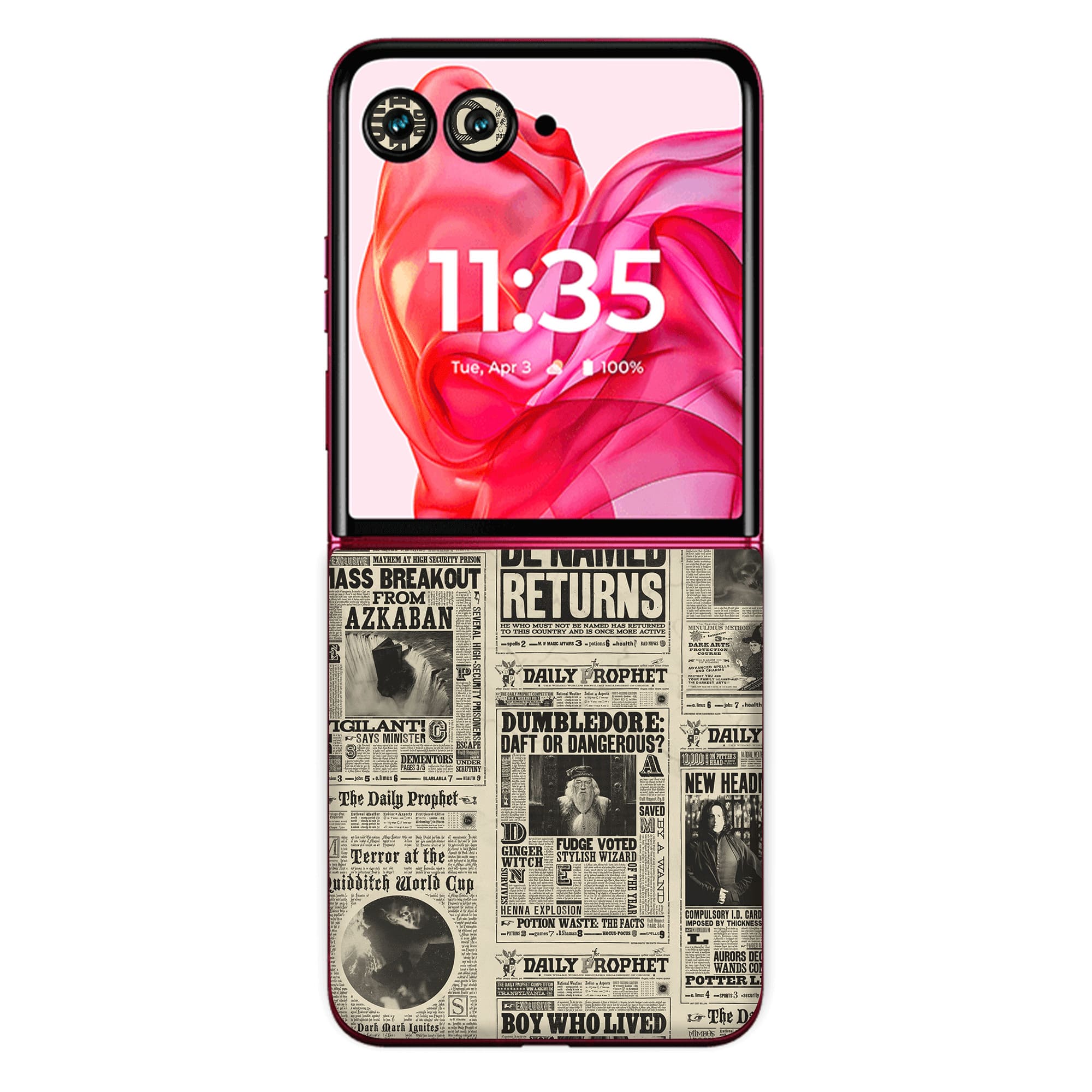 Moto Razr 50 Ultra (5G) Skins & Wraps (Only Back No Edge to Edge)