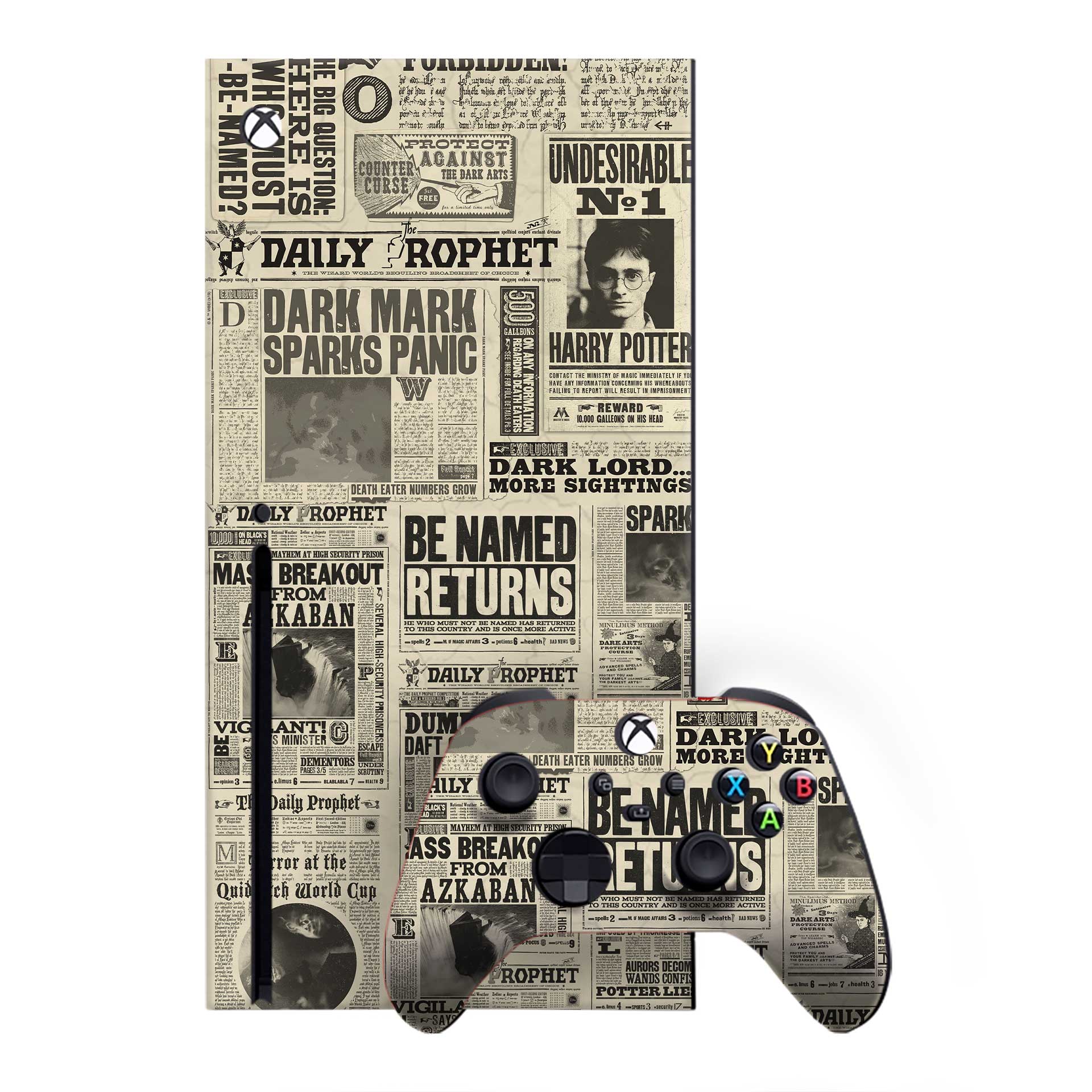 Daily Prophet Xbox One X Skins & Wraps