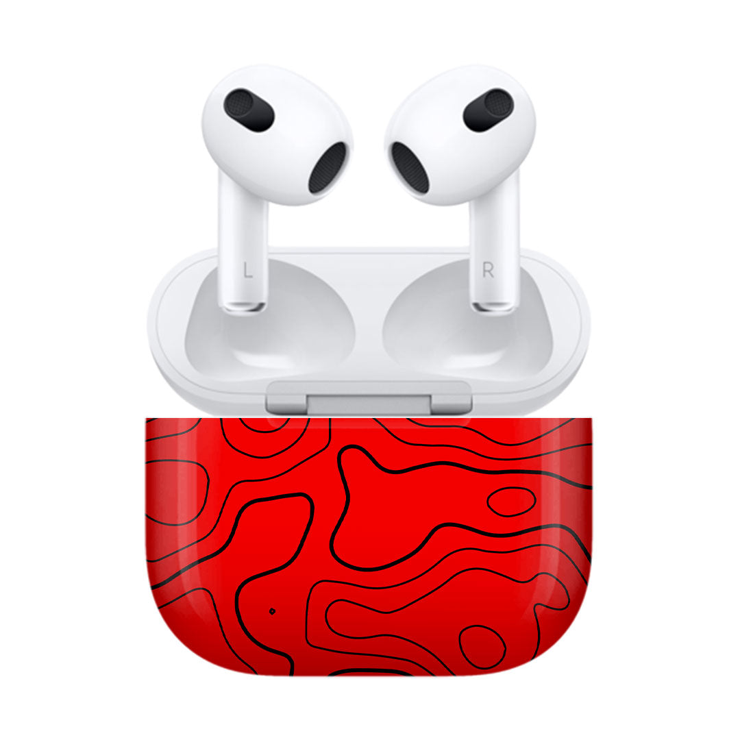 Airpods 3 Damascus Red skins