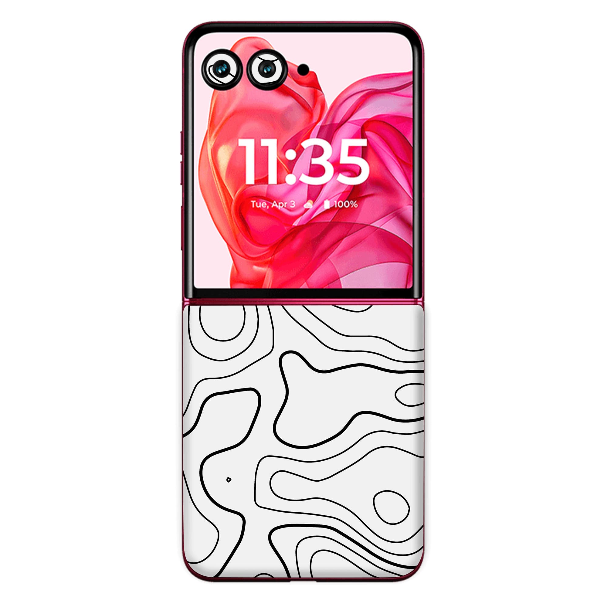 Moto Razr 50 Ultra (5G) Skins & Wraps (Only Back No Edge to Edge)