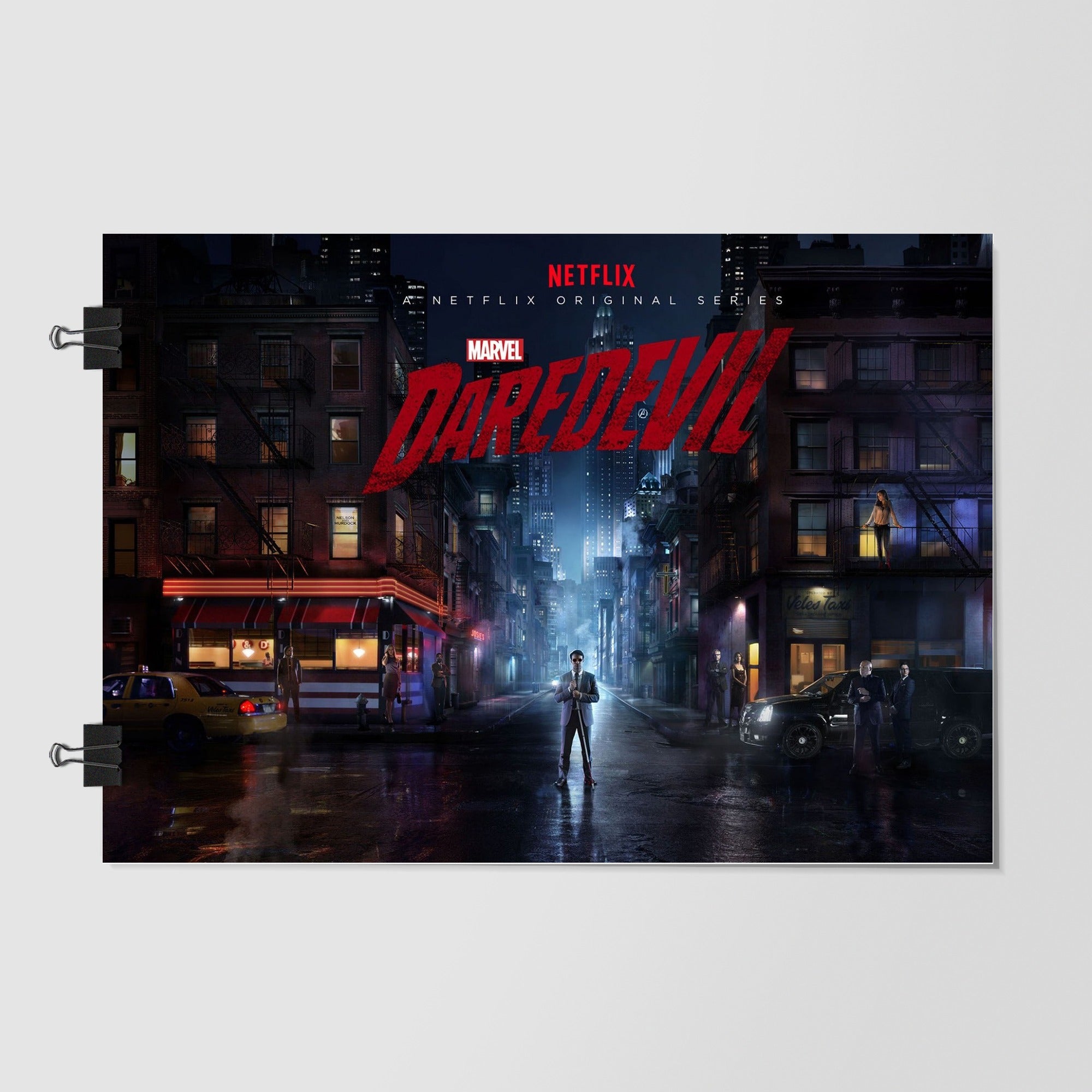 Daredevil Black Action Pose by Decalz