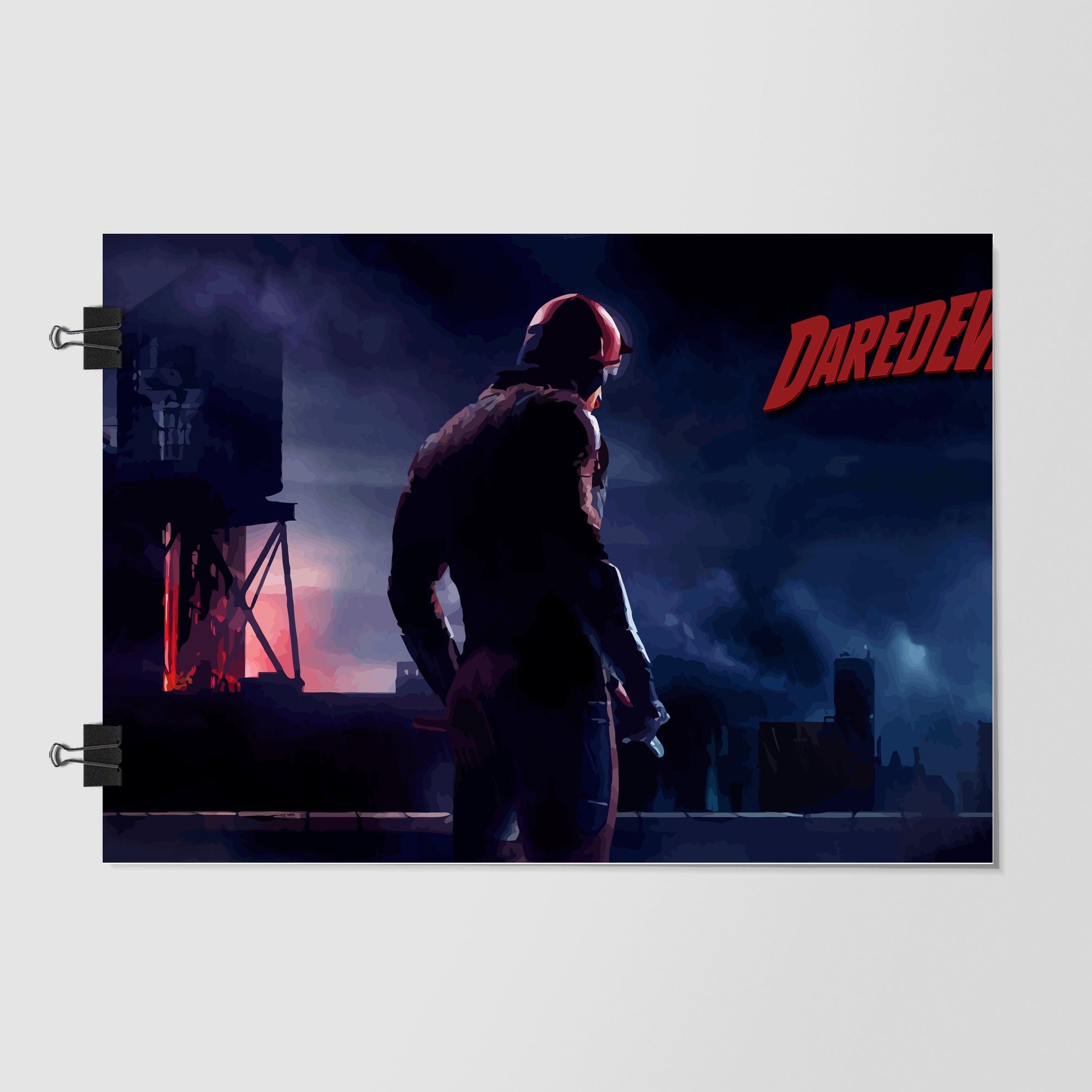 Daredevil Black Dramatic Lighting by Decalz