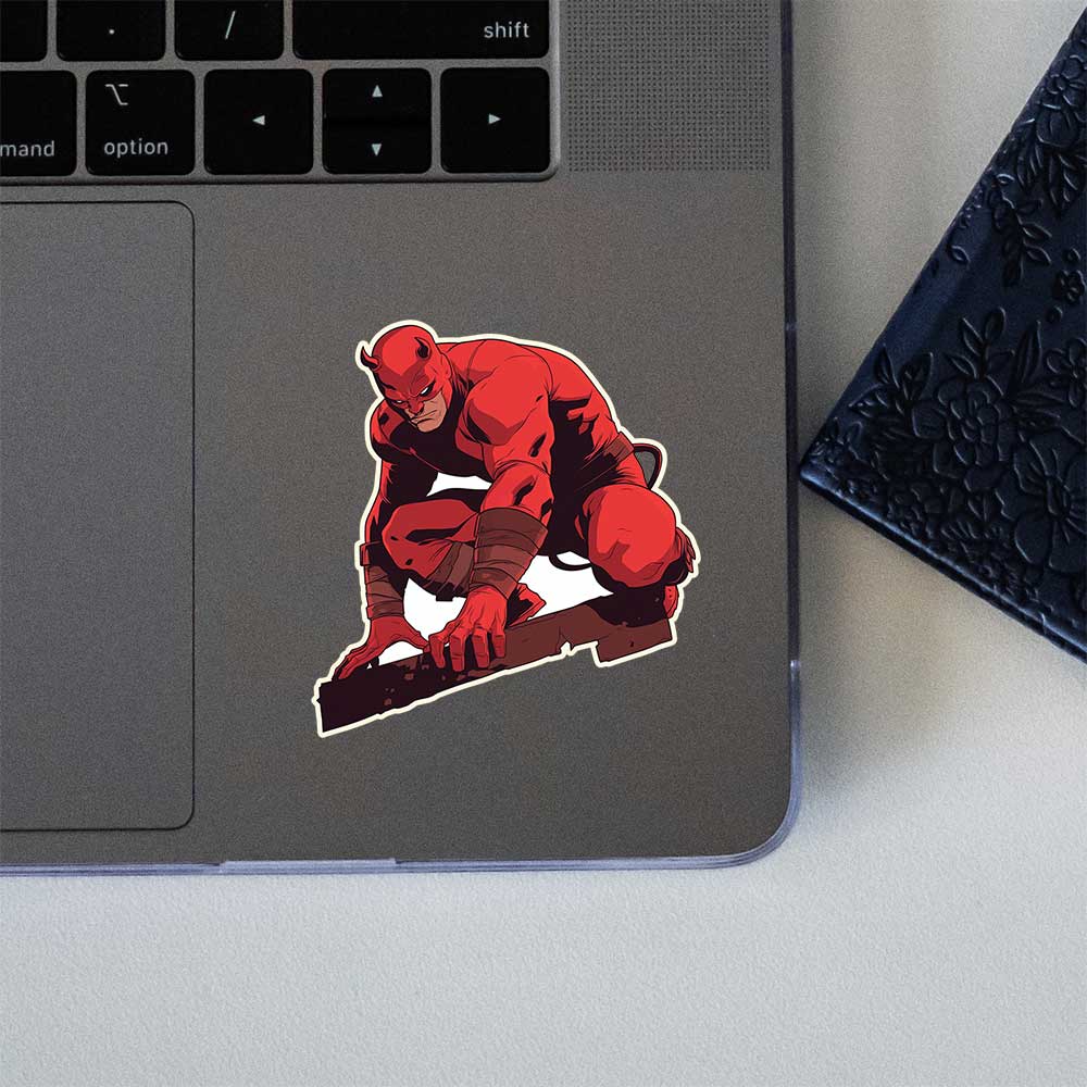 Daredevil Retro Comic Marvel Superhero Sticker