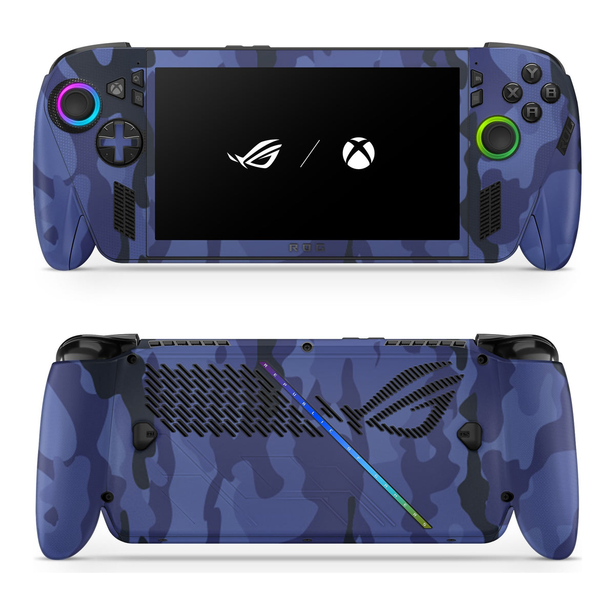 Dark Blue Camo Asus ROG Xbox Ally skin by Decalz