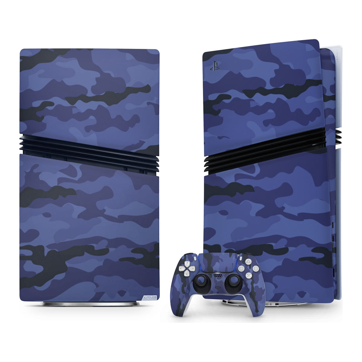 Dark Blue Camo PlayStation 5 Pro skin by Decalz