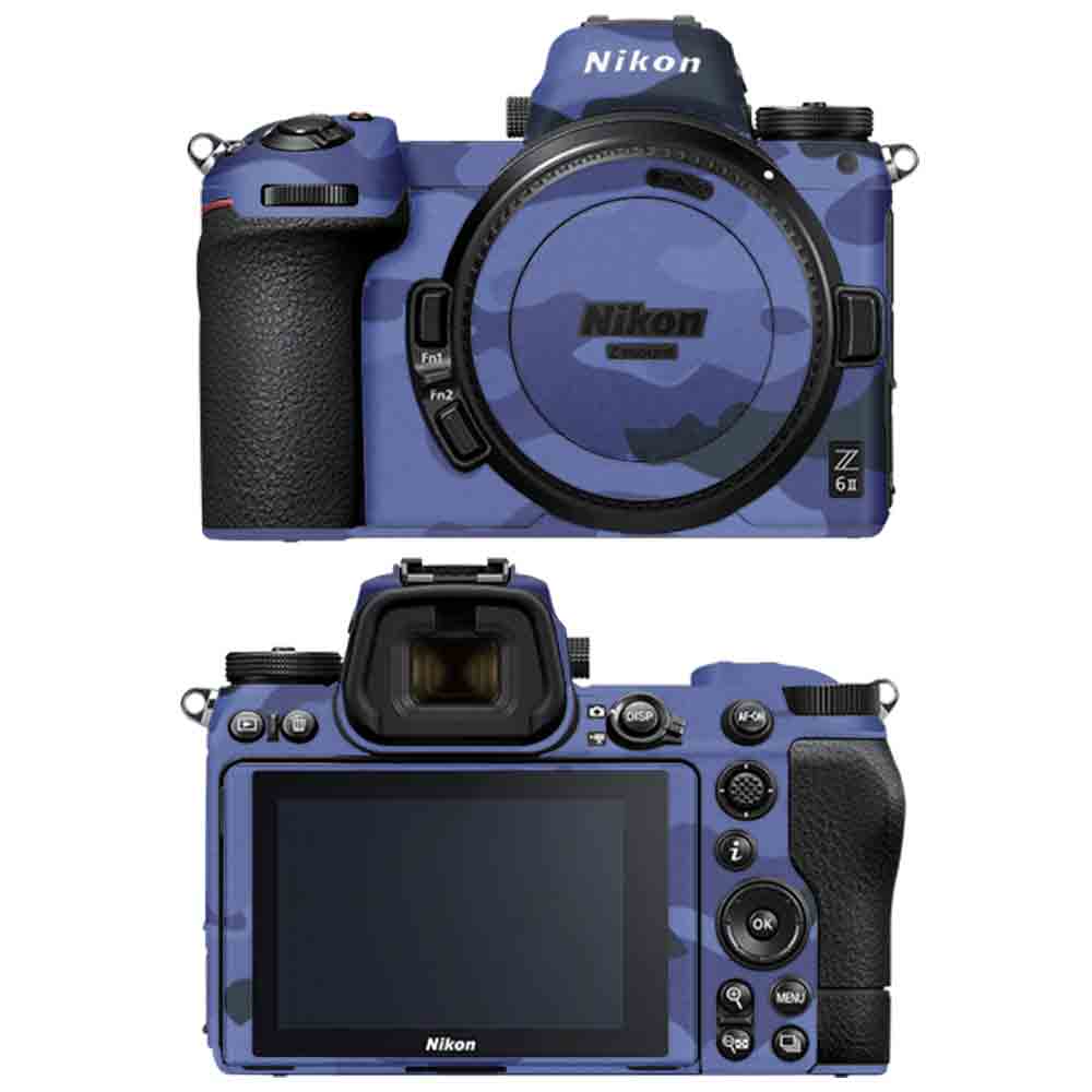 Dark Blue Camo - Nikon Camera Skins