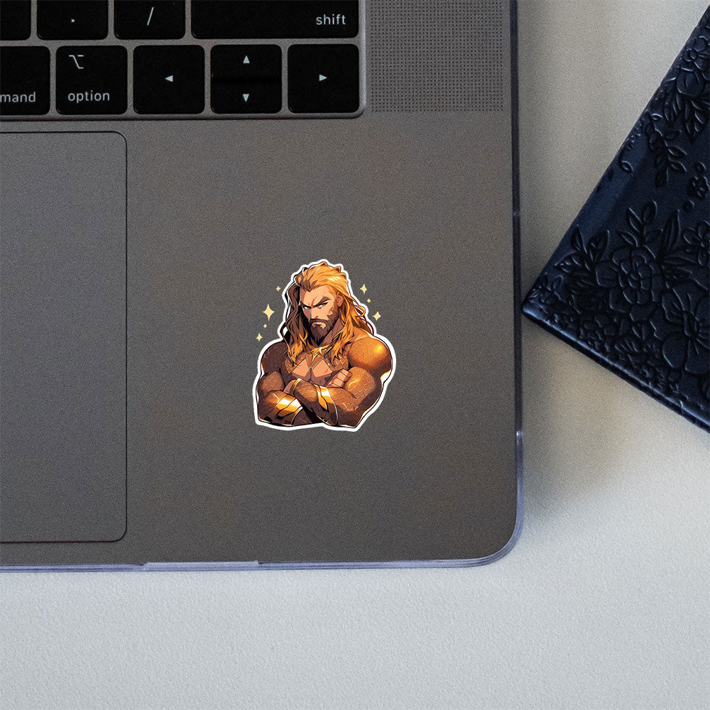 Dc Comics Aesthetic Aquaman Sticker
