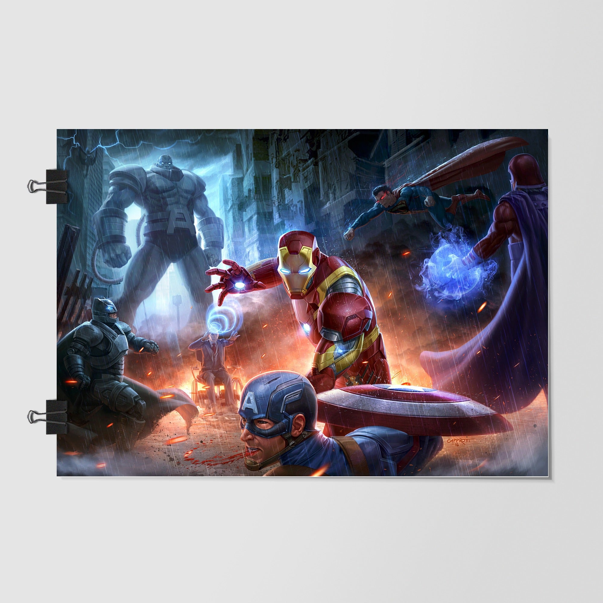 Dc Vs Marvel Black by Decalz