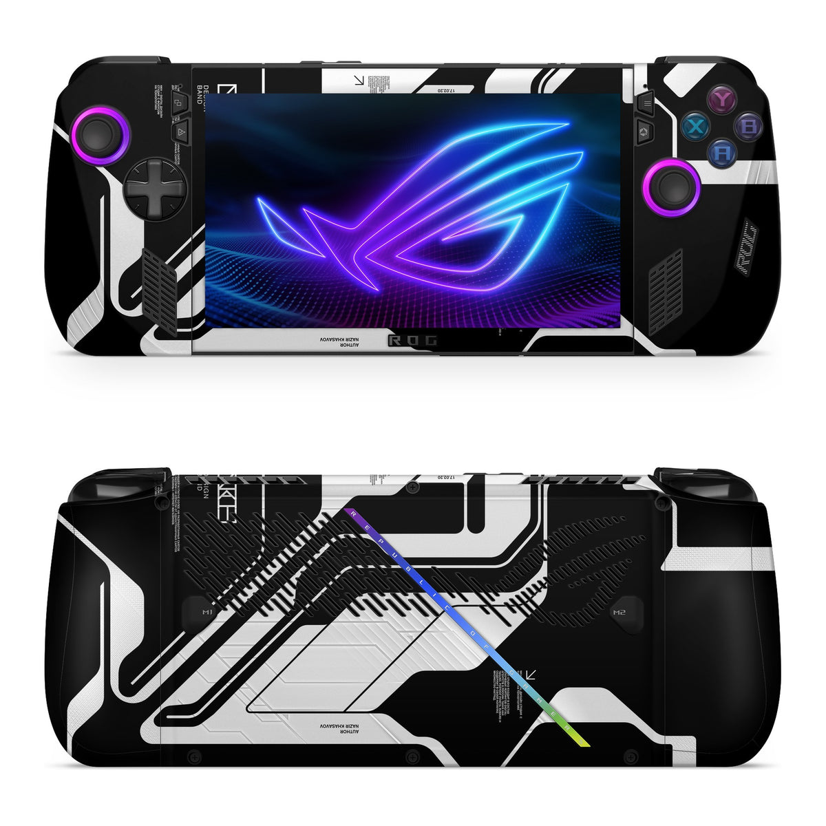 Dead Black Asus ROG Xbox Ally X skin by Decalz