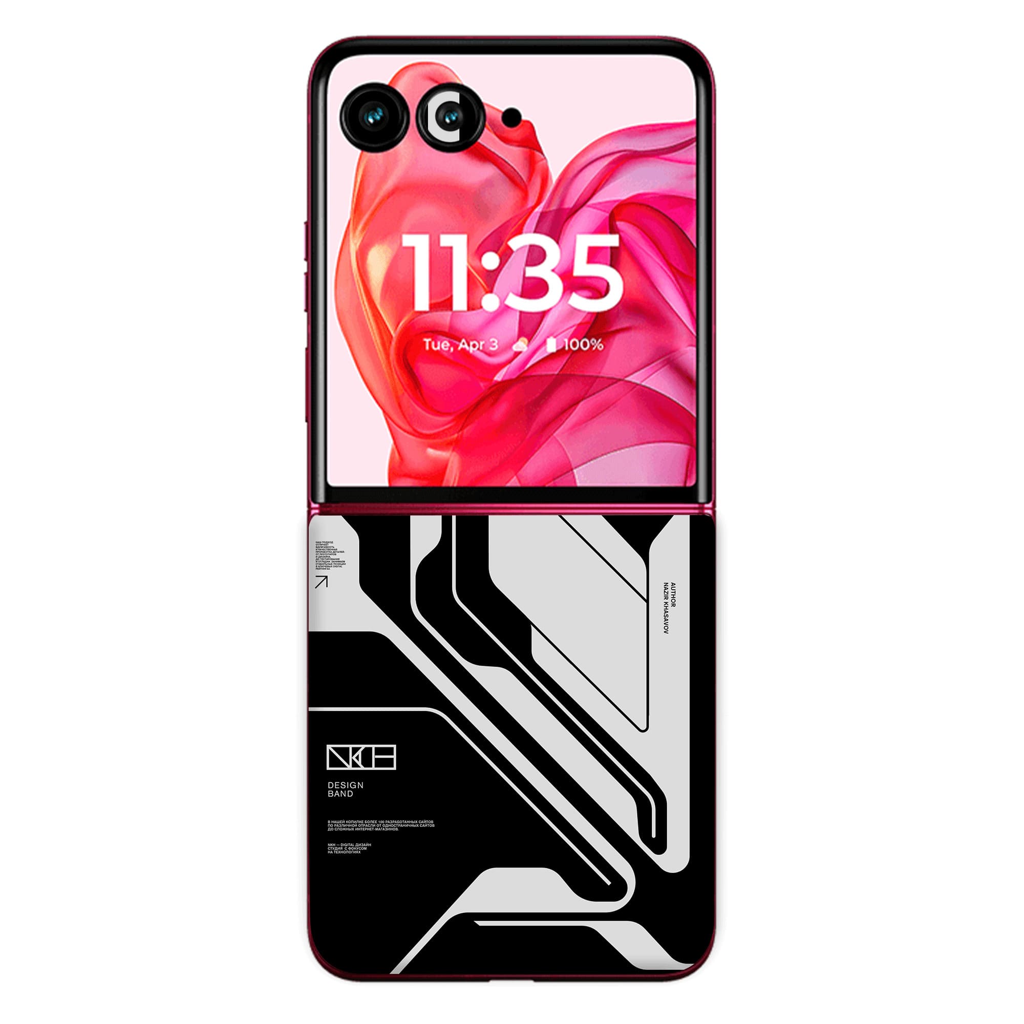 Moto Razr 50 Ultra (5G) Skins & Wraps (Only Back No Edge to Edge)