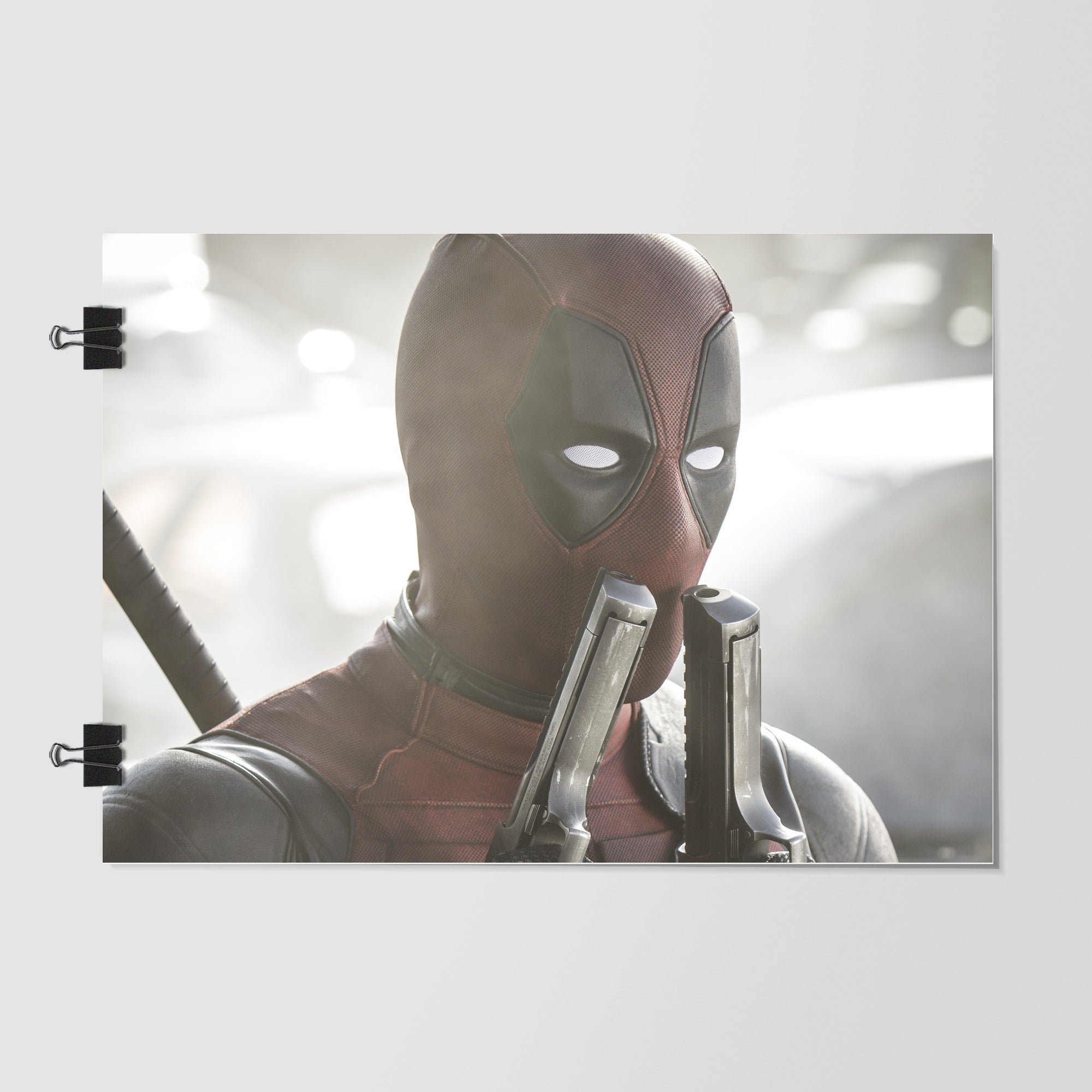 Deadpool White Dramatic Lighting by Decalz