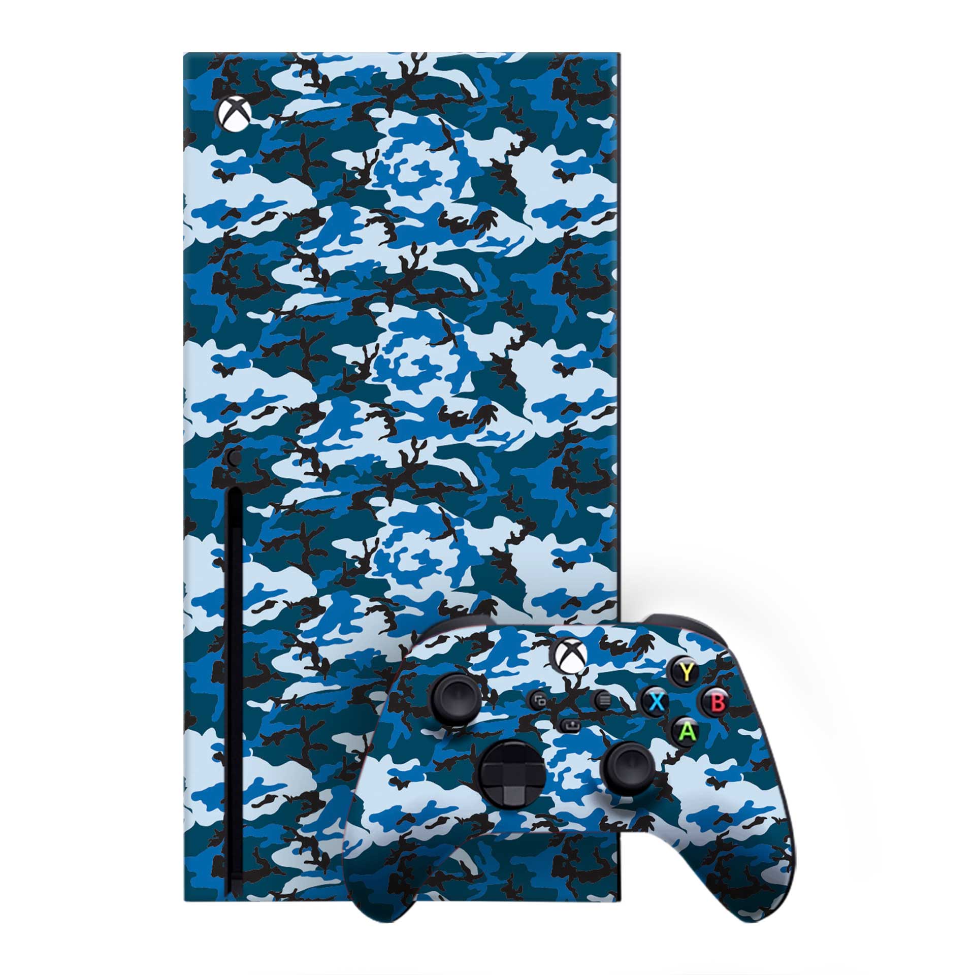 Digi Blue Camo Xbox One X Skins & Wraps
