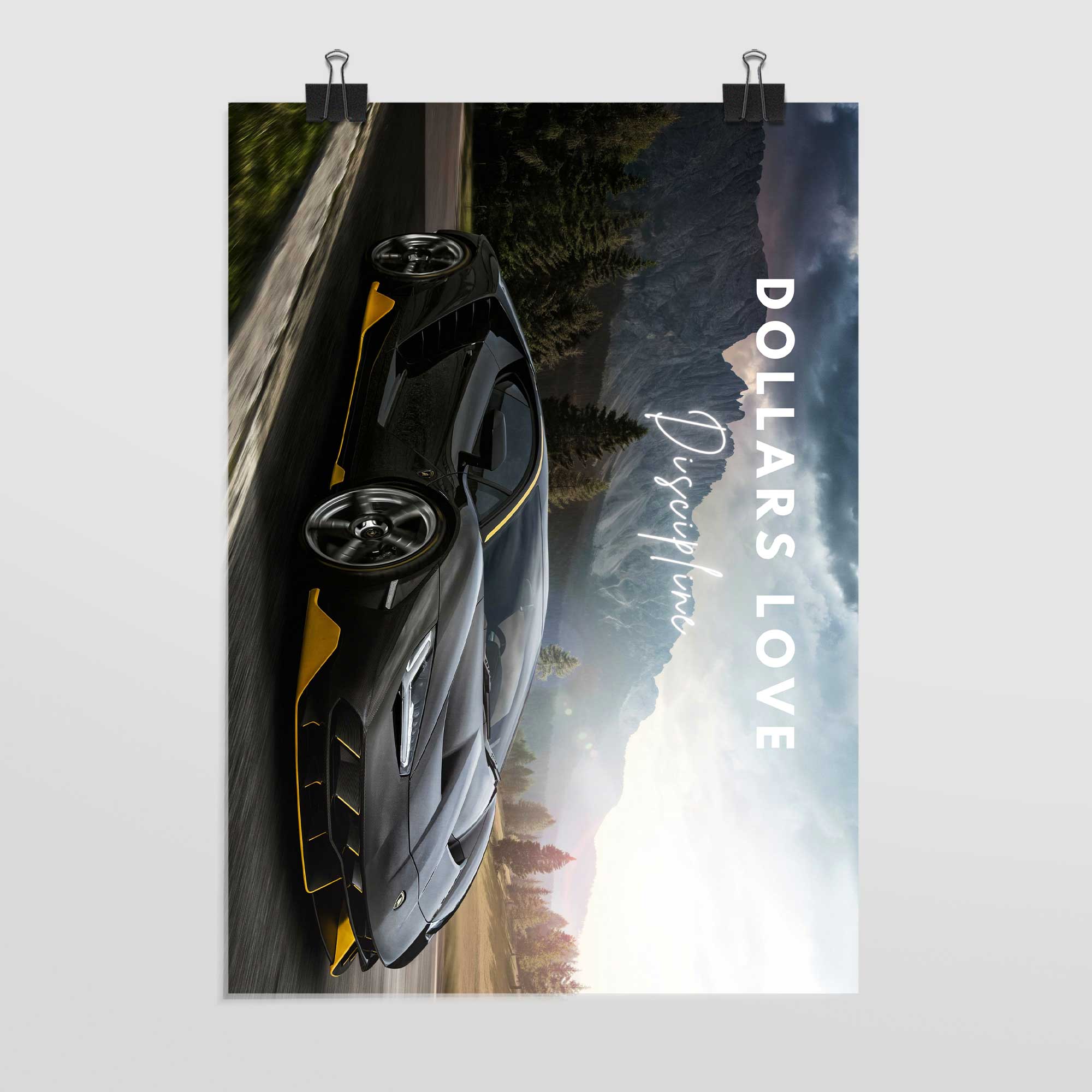 Disciplined Speed Poster