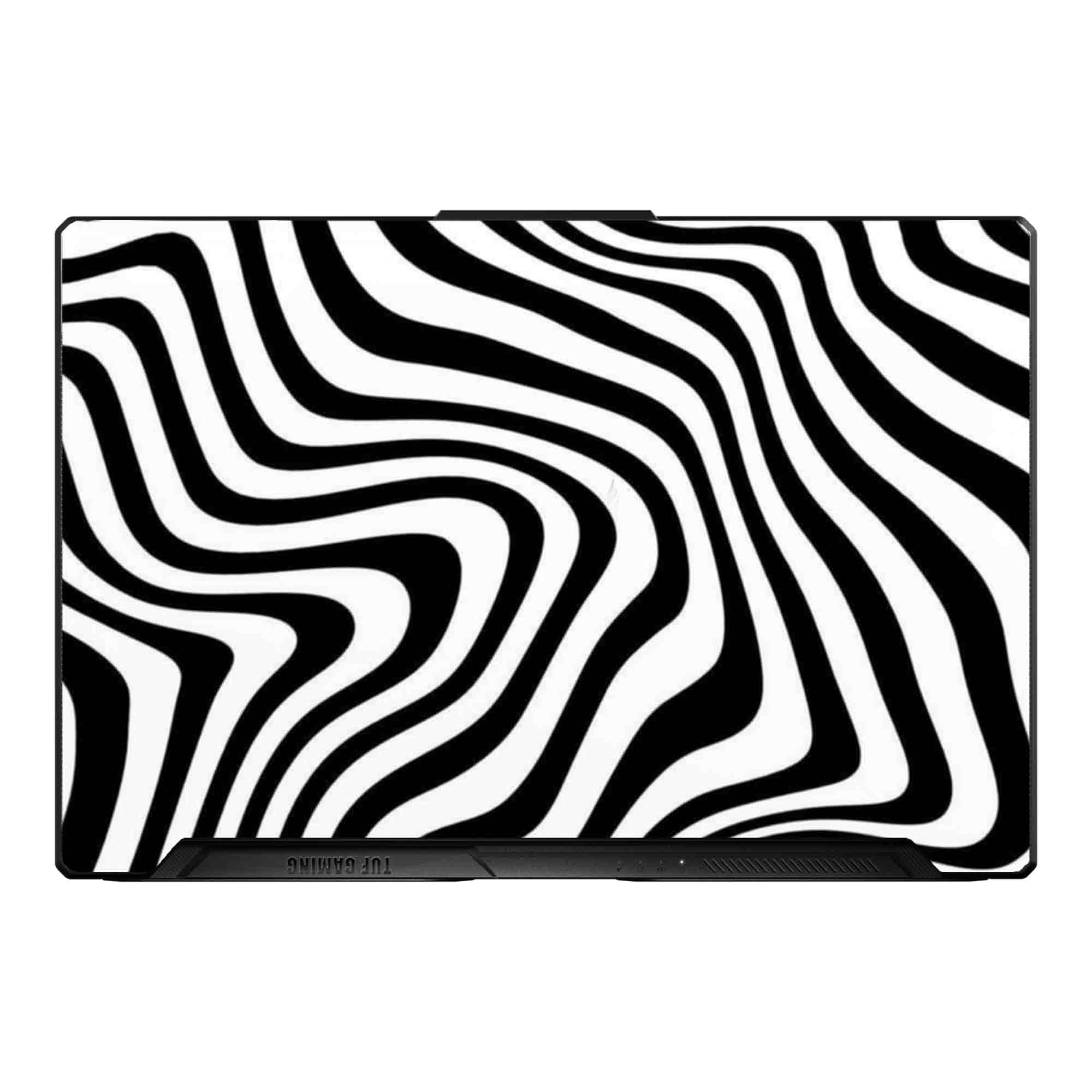 Distorted Grid Abstract - Laptop Skins