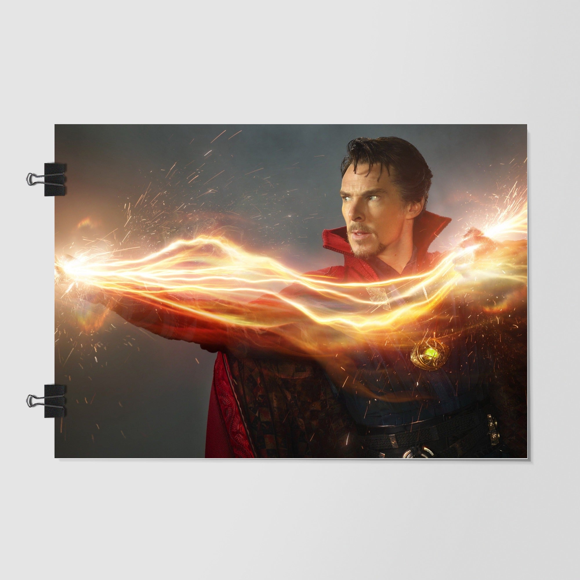 Doctor Strange Black Close Up Portrait by Decalz