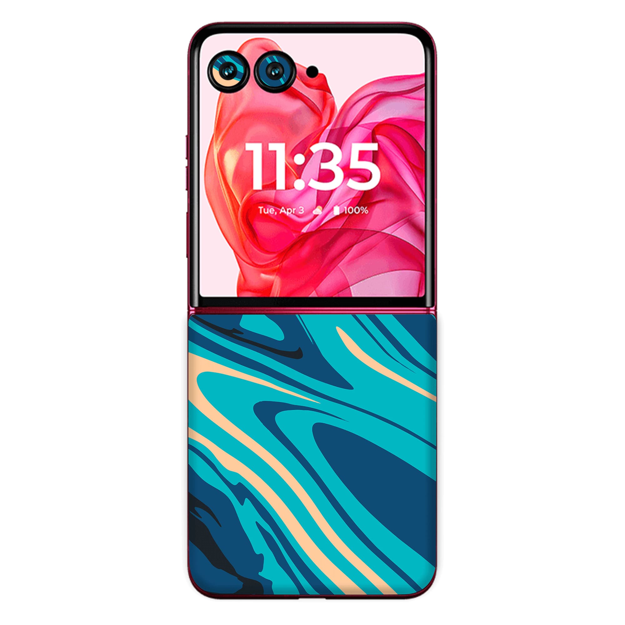 Moto Razr 50 Ultra (5G) Skins & Wraps (Only Back No Edge to Edge)