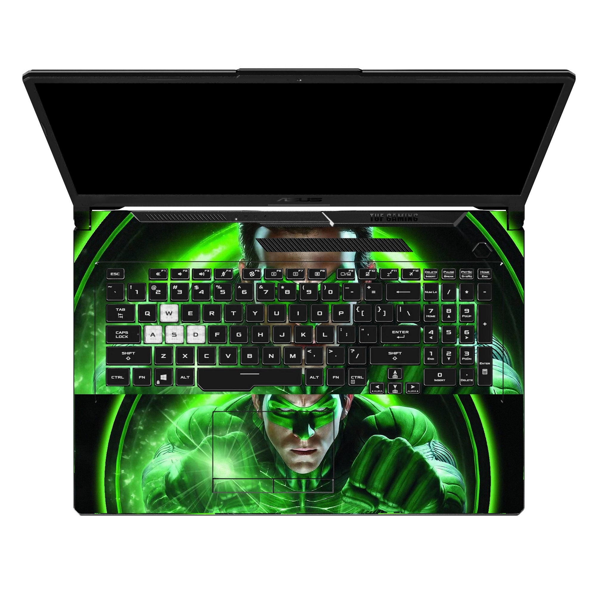 Emerald Sentinel Black Action Pose by Decalz