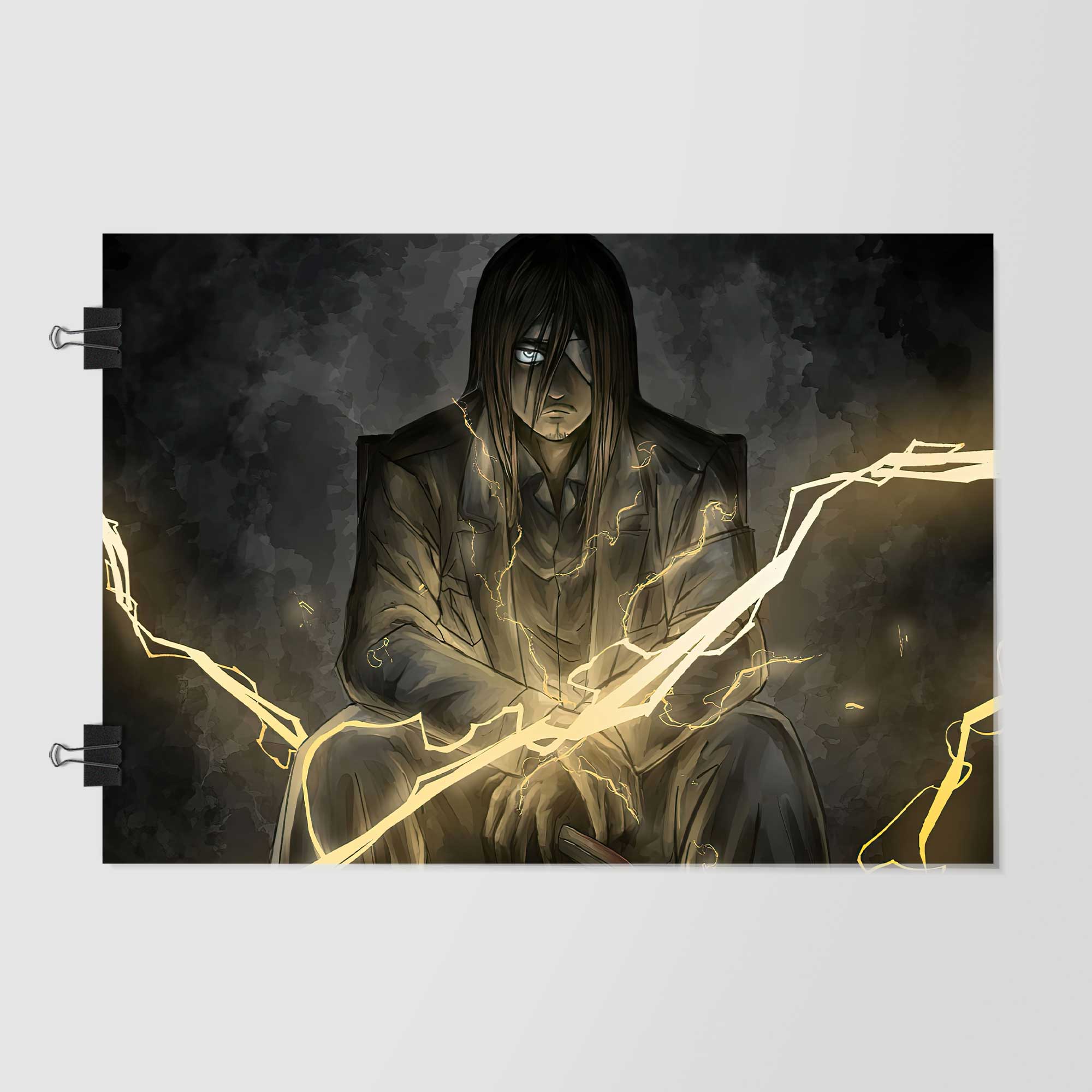 Eren's Resolute Fury Poster
