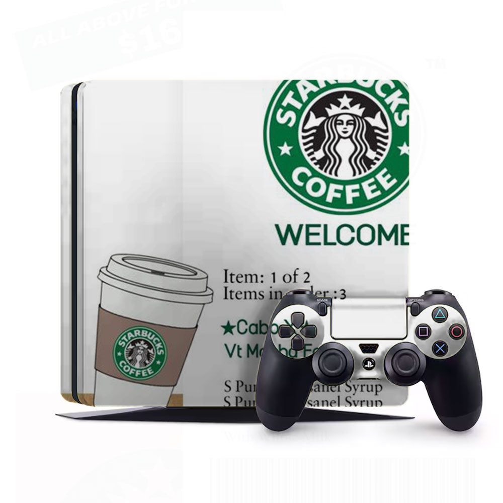 Espresso PlayStation 4 Slim Skins & Wraps