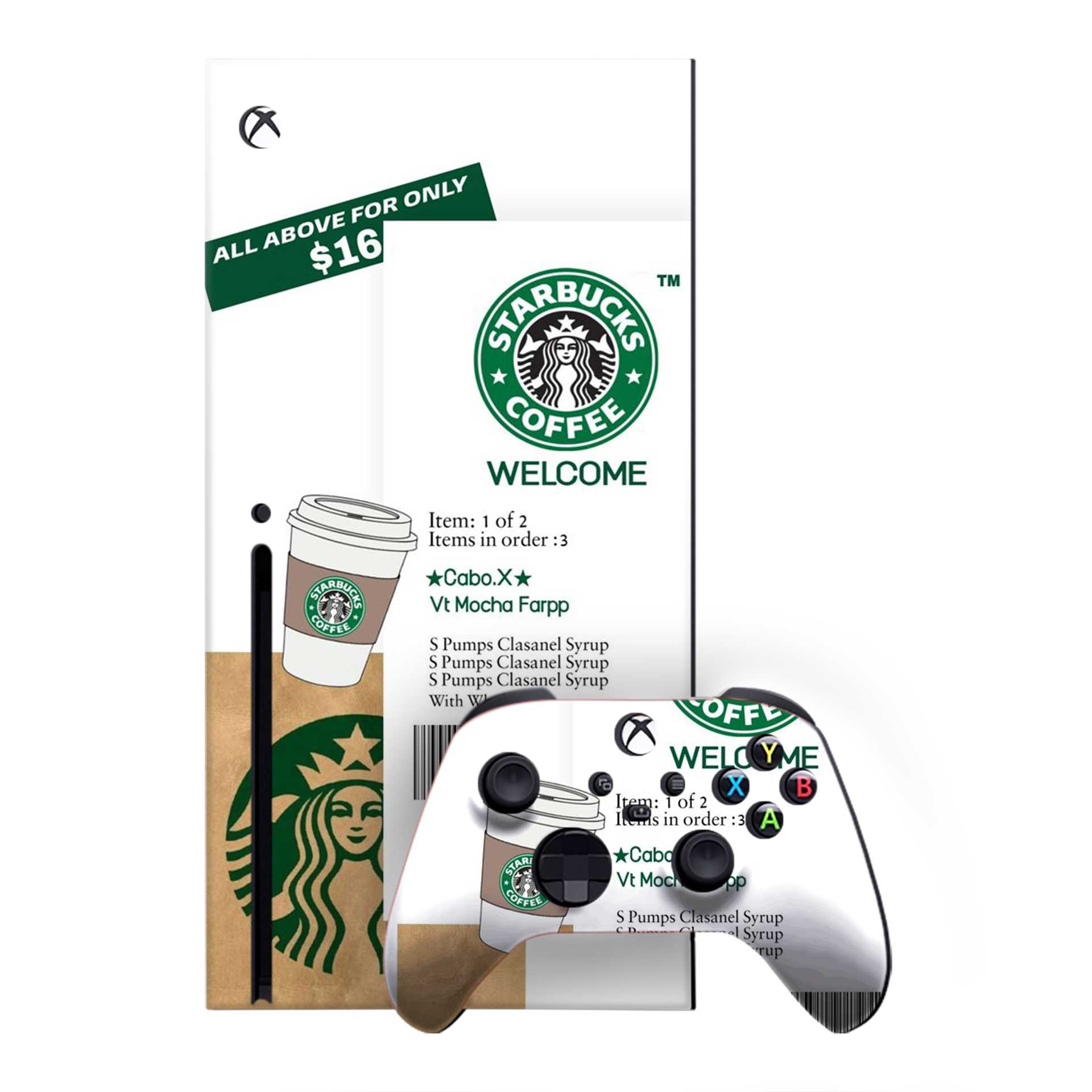 Espresso Xbox One X Skins & Wraps