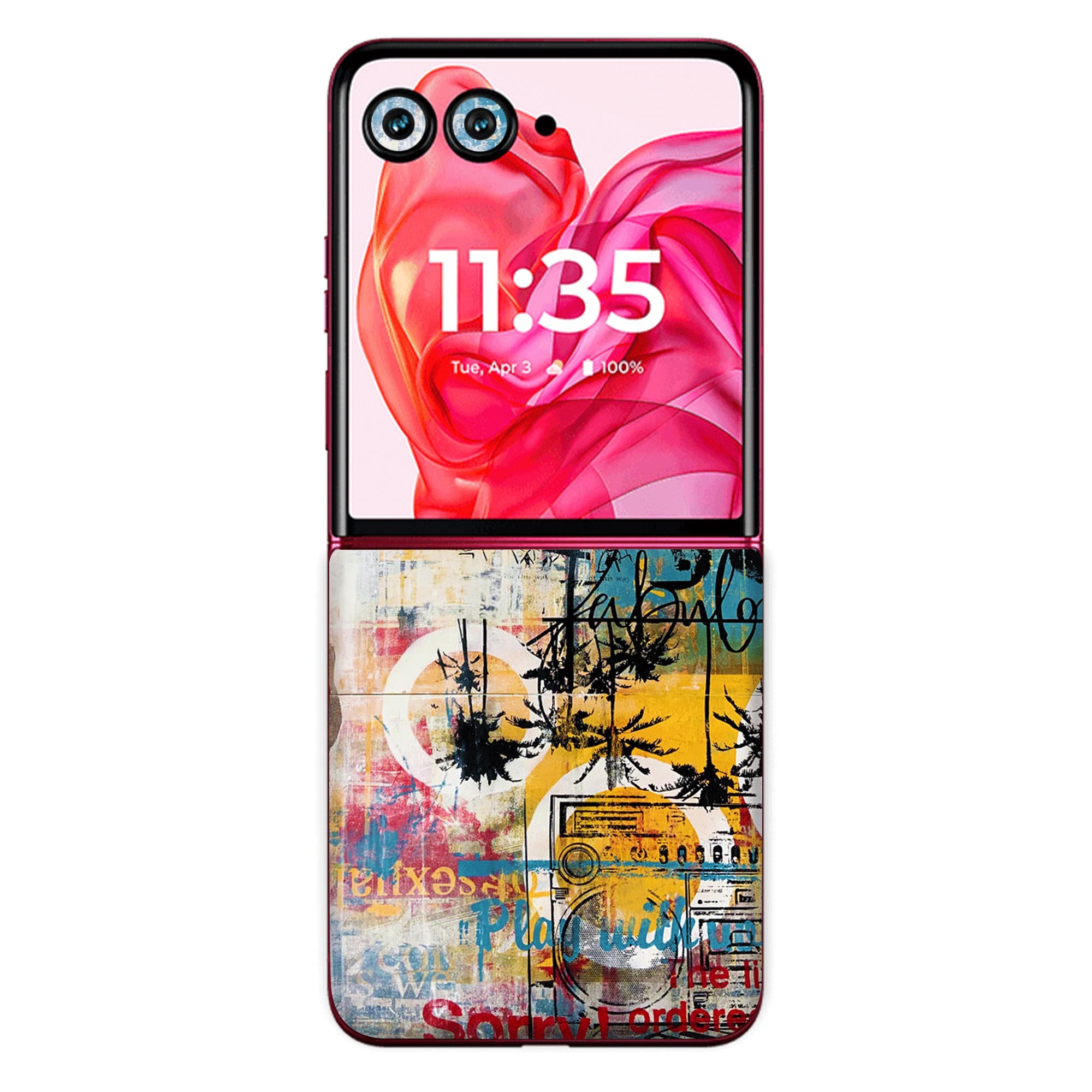 Moto Razr 50 Ultra (5G) Skins & Wraps (Only Back No Edge to Edge)