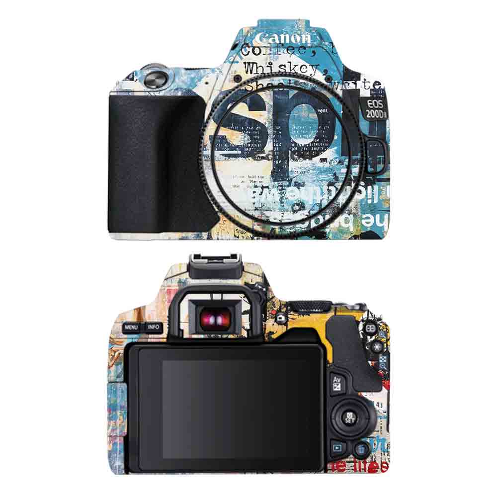 Canon 200D Mark II Camera Skins & Wraps