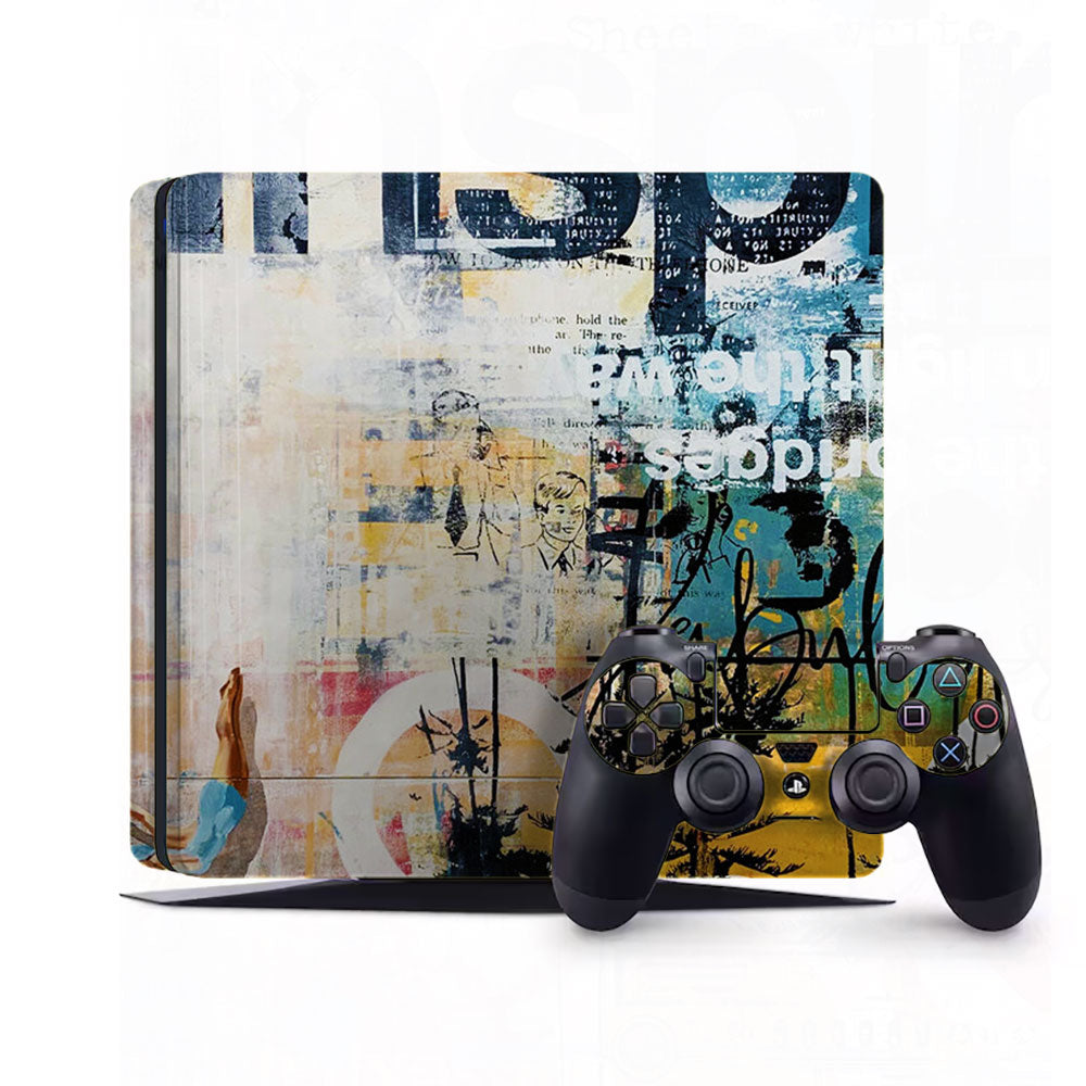Fade PlayStation 4 Slim Skins & Wraps