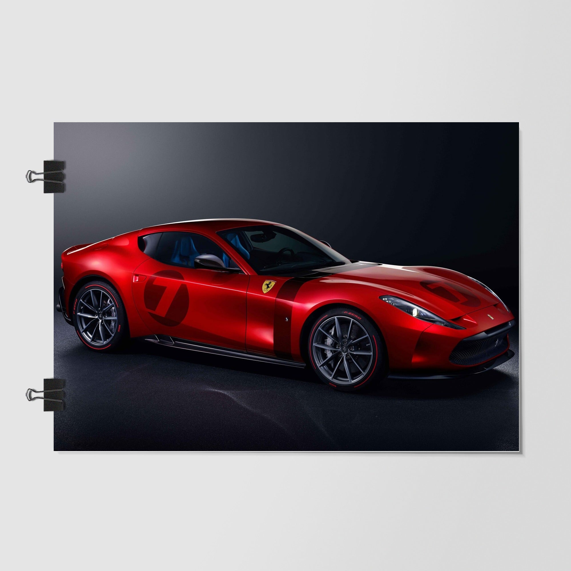 Ferrari Black Supercar by Decalz