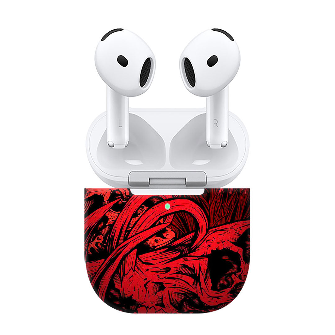 Airpods 4 Fiery Lion Skins
