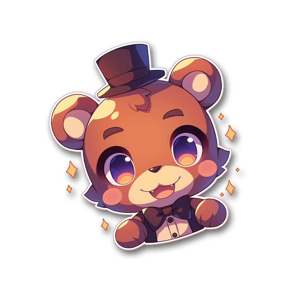 Fnaf Classic Freddy Cute Sticker