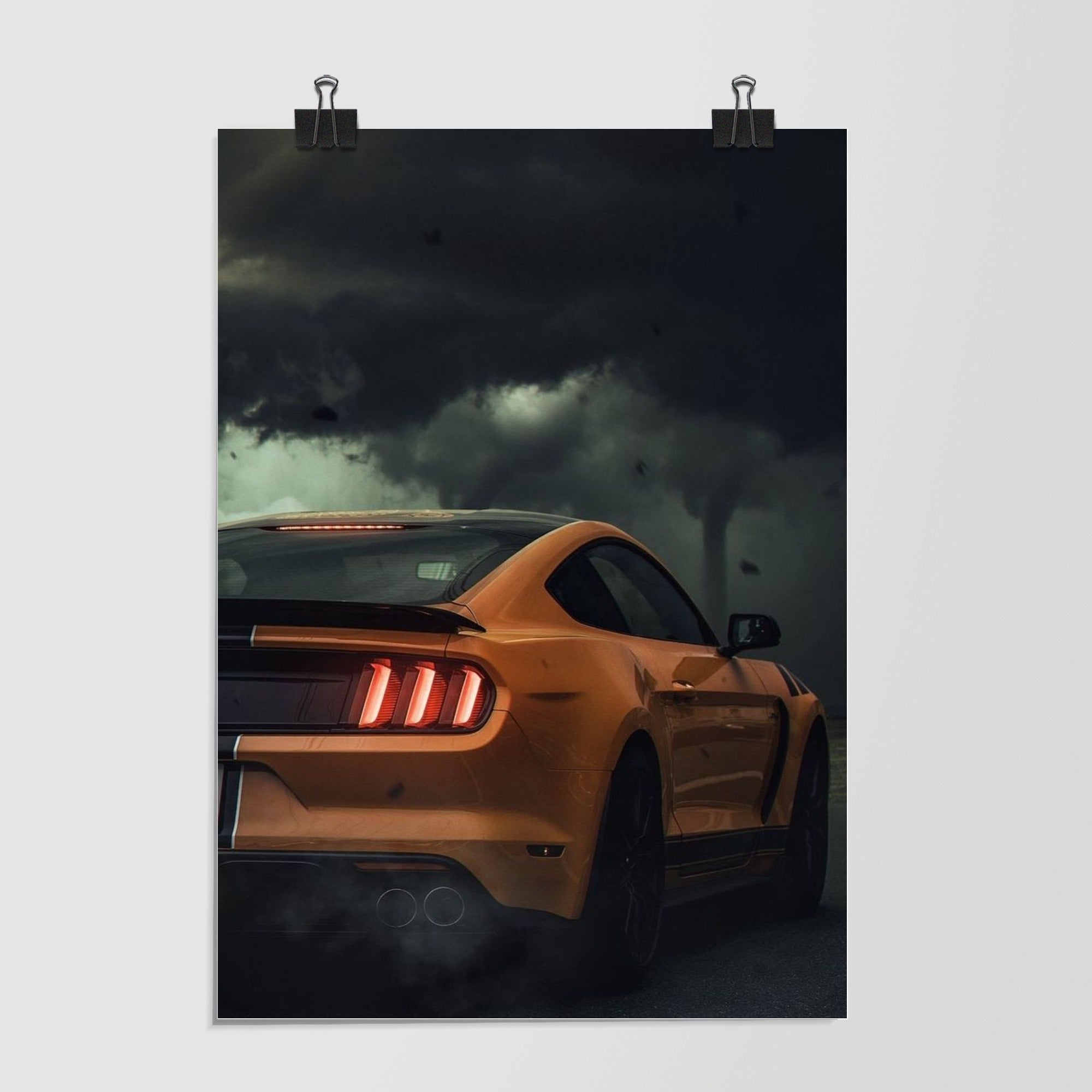 Ford Mustang Black Studio Shot by Decalz