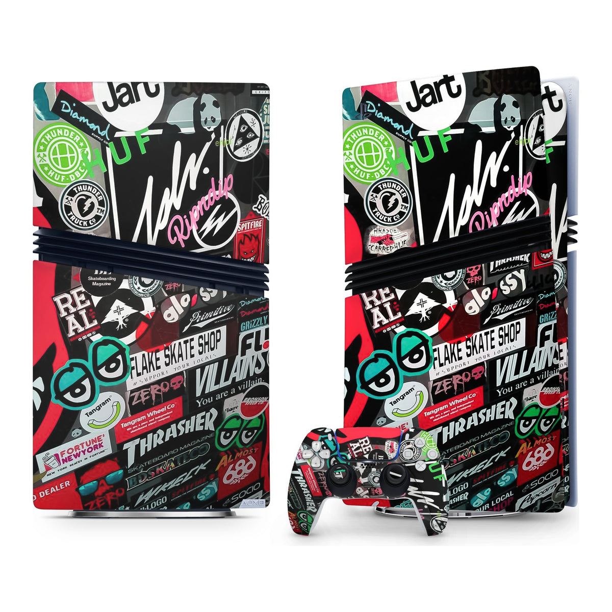 Free Style PlayStation 5 Pro skin by Decalz